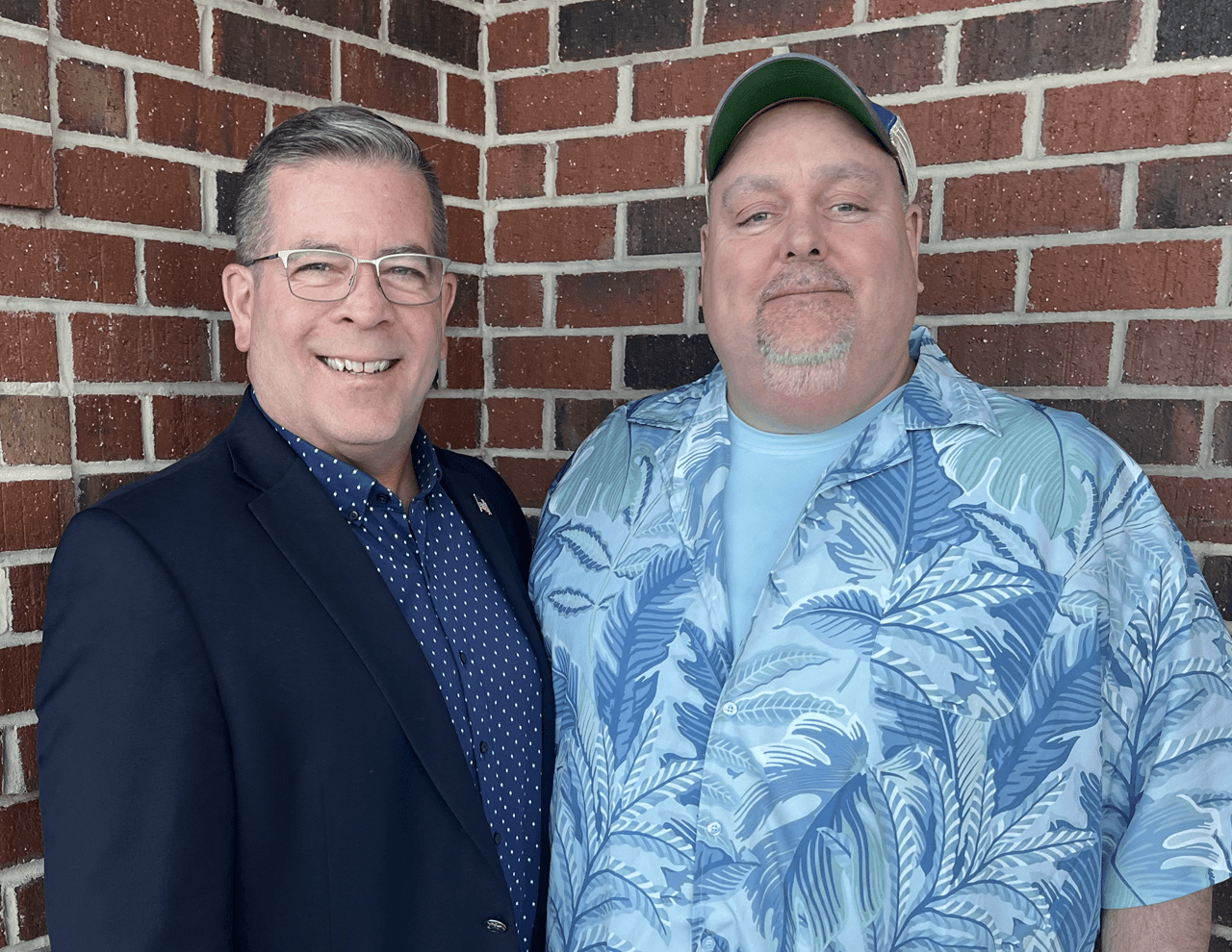 Rob Blair with Brian Bean