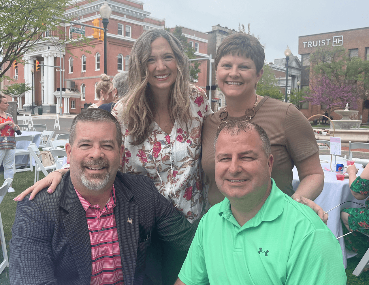 Kristie & Keith Hadley with Rob and Mary Beth Blair