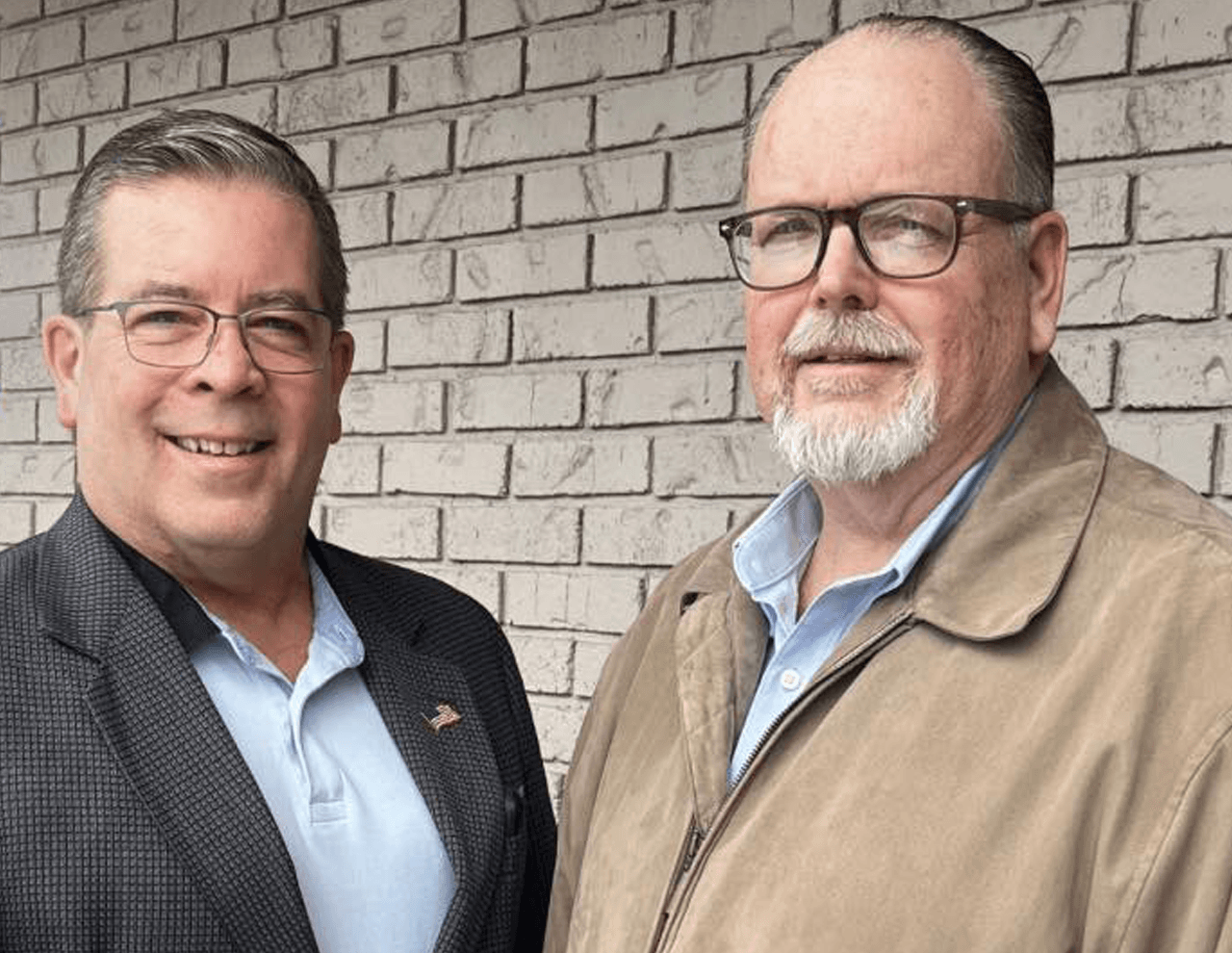 Rob Blair with Ted Anderson